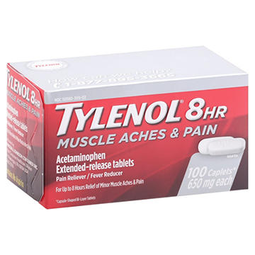Tylenol 8-hr Muscle Aches & Pain Tablets, Acetaminophen