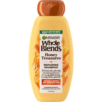 Garnier Whole Blends Honey Treasures Repairing Shampoo, For Damaged Hair