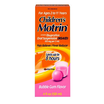 Motrin Children's Ibuprofen Liquid Medicine - Bubblegum