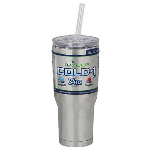 Reduce 24oz Cold1 Vacuum Insulated Stainless Steel Straw Tumbler