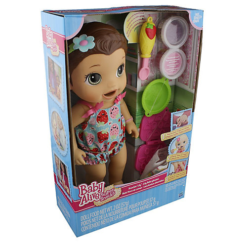 Baby alive cheap snackin lily brunette