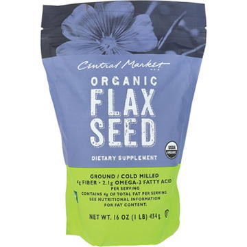 Central Market Organic Cold-Milled Ground Flaxseed
