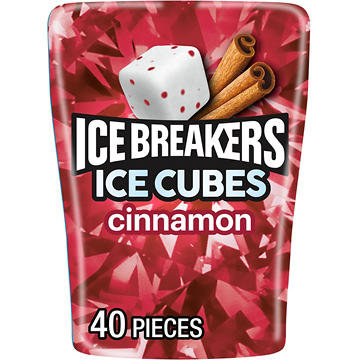 Ice Breakers Ice Cubes Cinnamon Sugar Free Chewing Gum