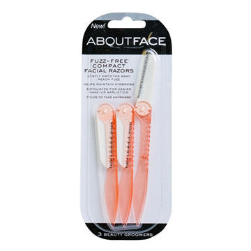 About Face Fuzz-Free Compact Facial Razors