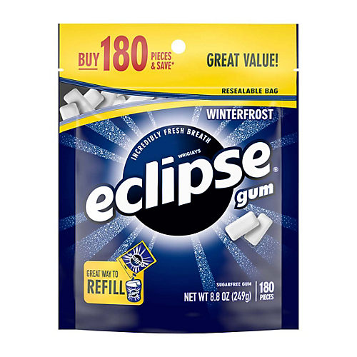 Eclipse Wintergreen Gum - 8 / Box - Candy Favorites