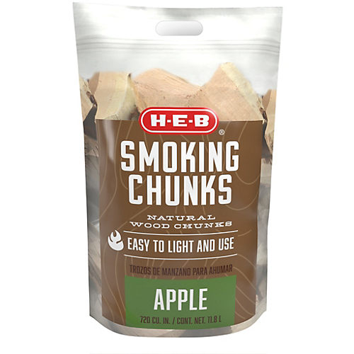 H-E-B Cherry Smoking Natural Wood Chunks - Shop Charcoal