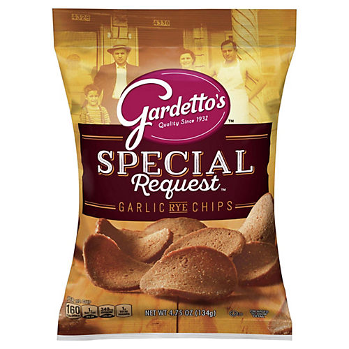 Calories in Gardetto's Roasted Garlic Rye Chips and Nutrition Facts