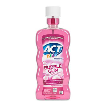 ACT Kids Anticavity Fluoride Mouthwash - Bubble Gum Blowout