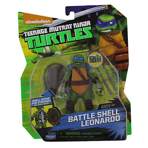 Playmates Teenage Mutant Ninja Turtles Battle Shell Leonardo - Shop Action  Figures & Dolls at H-E-B