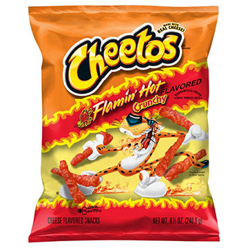 Cheetos Crunchy Flamin' Hot Cheese Snacks