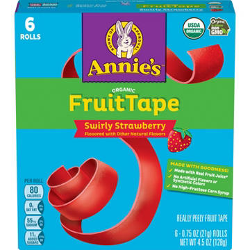 Annie's Organic Swirly Strawberry Fruit Tape