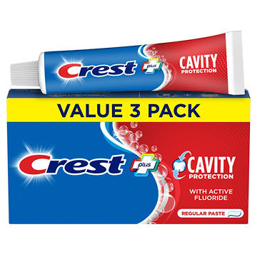 Crest Cavity Protection Regular Toothpaste, 3 Pk