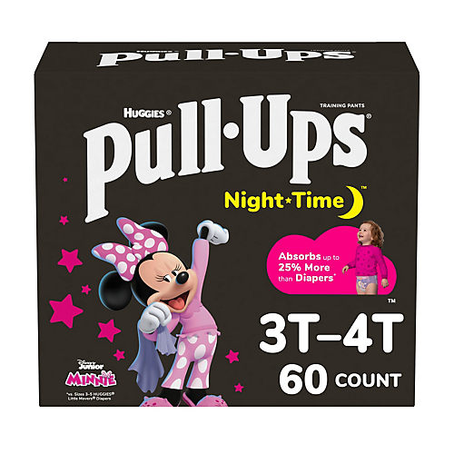 Pull-Ups Boys' Nighttime Potty Training Pants, Training Underwear, 3T-4T  (32-40 lbs), 60 Ct in Dubai - UAE