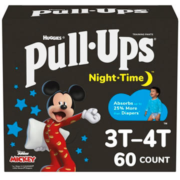 Pull-Ups Boys' Night-Time Potty Training Pants - 3T-4T