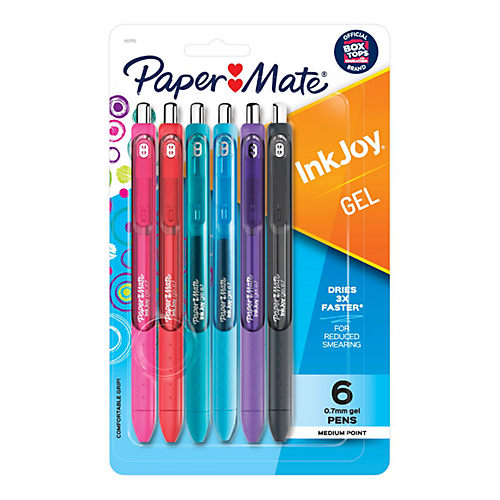 Paper Mate Pens InkJoy Retractable Gel Pens, Flair Felt Tip Pens, Assorted,  28ct