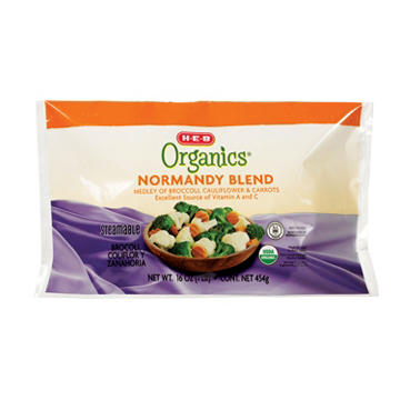 H-E-B Organics Steamable Normandy Blend - Broccoli, Cauliflower & Carrots