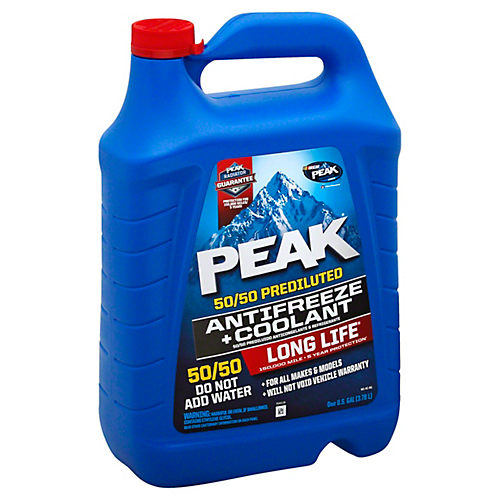 Peak Global Lifetime 50/50 Prediluted Antifreeze & Coolant Liquid