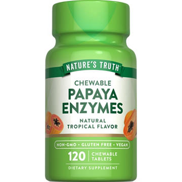 Nature's Truth Chewable Papaya Enzyme Tablets