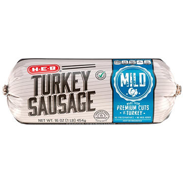 H-E-B Premium Turkey Breakfast Sausage - Mild