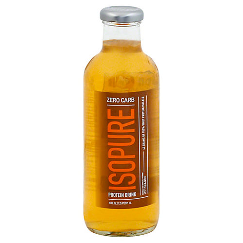 Isopure Zero Carb Protein Drink, Icy Orange - Shop Diet & Fitness