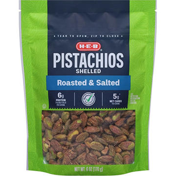 H-E-B Salted Roasted Shelled Pistachios