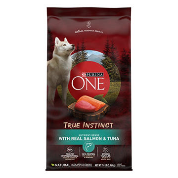 Purina ONE True Instinct High Protein Puppy Food Formula Natural - Real Salmon and Tuna