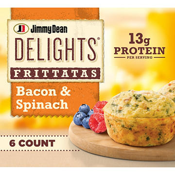 Jimmy Dean Delights Bacon & Spinach Frittatas