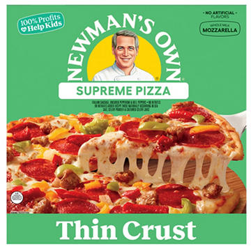 Newman's Own Thin & Crispy Supreme Frozen Pizza