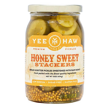 Yee Haw Pickle Co Honey Sweet Stackers