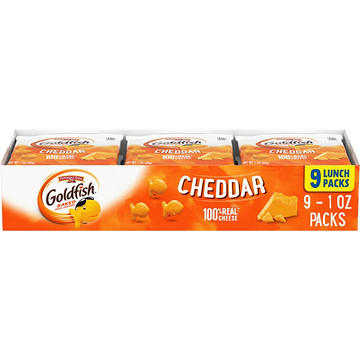Goldfish Cheddar Cheese Crackers Lunch Packs