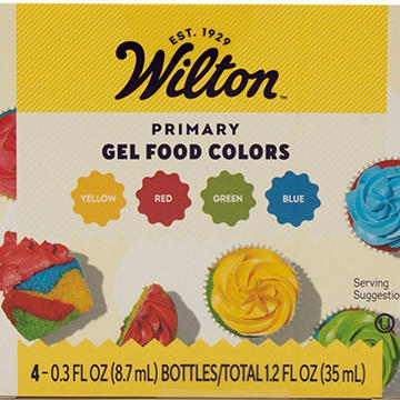 Wilton Primary Colors Gel Food Colors