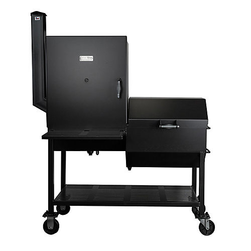 Lyfe Tyme Single Lid Vertical Smoker with Firebox - Shop Grills & Smokers  at H-E-B