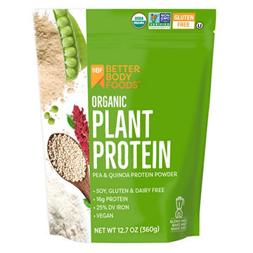 BetterBody Foods Organic 16g Plant Protein Powder