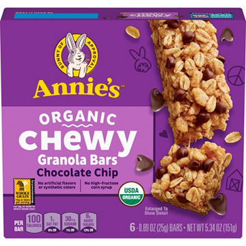 Annie's Organic Chewy Chocolate Chip Granola Bars