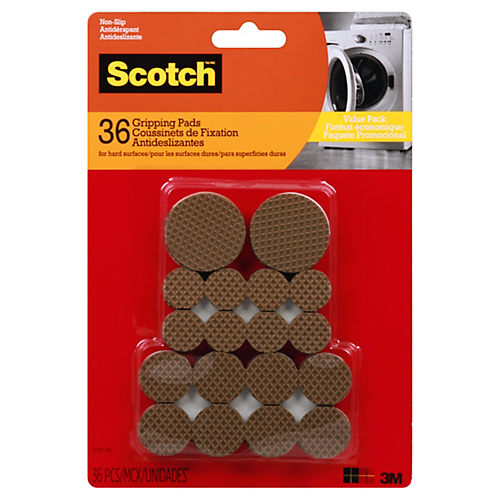 Scotch Reusable Flush Fit 4-Pack 3-in Beige Felt Sliders | SP671-NA