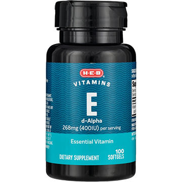H-E-B Vitamins E 268 mg (400 IU) Softgels