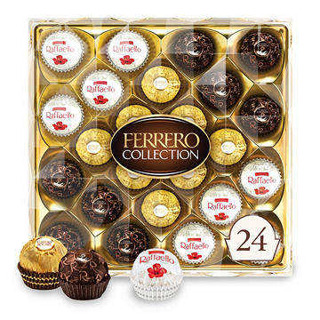 Ferrero Collection Fine Assorted Confections Gift Box, 24 pc