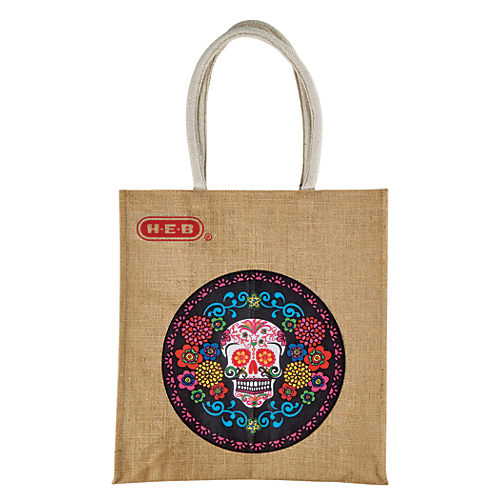 Coral Shopping Bag, Double Exposured Graphic Mexican Skull Bones and Exotic  Creepy Dead with Plants, Eco-Friendly Reusable Bag for Groceries Beach and  More, 15.5 X 14.5, Cream, by Ambesonne 