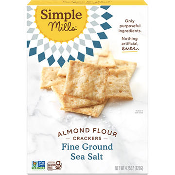 Simple Mills Almond Flour Fine Ground & Sea Salt Crackers