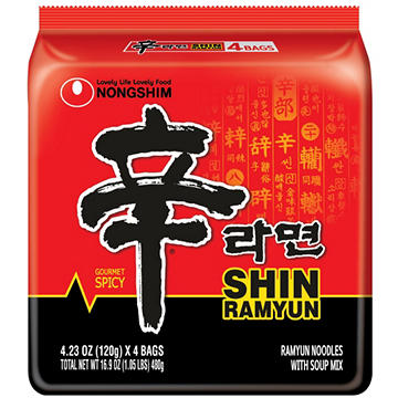 Nongshim Shin Spicy Ramyun Noodle Soup Family Pack