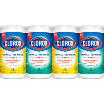 Clorox Disinfecting Wipes Value Pack - Fresh & Lemon