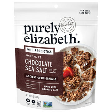 Purely Elizabeth Chocolate Sea Salt Ancient Grain Granola with Probiotics