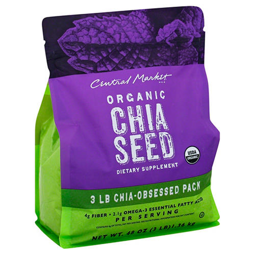 Central Market Organic Chia Seed, 3 lb