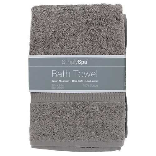 Simply Spa Bath Towel White - Shop Towels & Washcloths at H-E-B