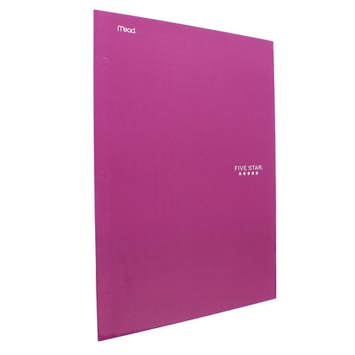 Mead Five Star 4 Pocket Paper Folder, Bright Orange - Shop Folders at H-E-B