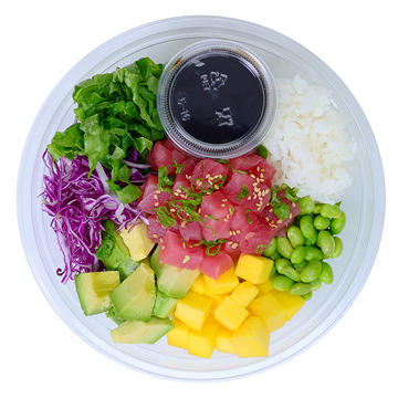 H-E-B Sushiya Tuna Poke Bowl with White Rice & Original Sauce