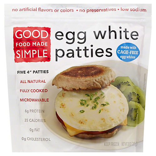 Good food made deals simple egg white patties