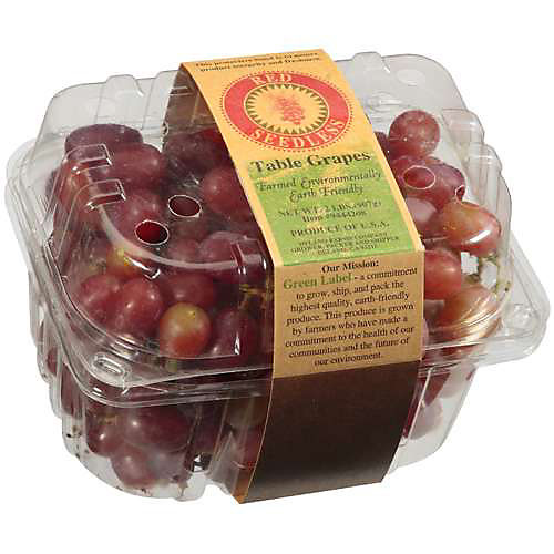 Simple Truth Organic™ Clamshell Seedless Red Grapes, 2 lb - Kroger