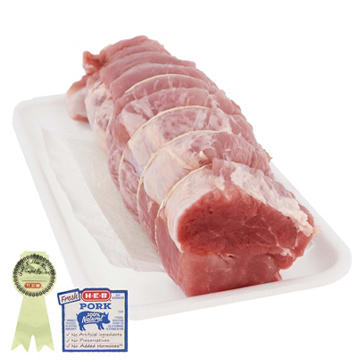 H-E-B Pork Tenderloin Roast, Gold Ribbon