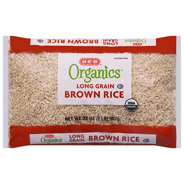 H-E-B Organics Long Grain Brown Rice
